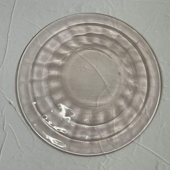 Hocking Block Optic Pink Depression Glass 6 Inch Plate Saucer Multiple Available - Picture 2 of 4